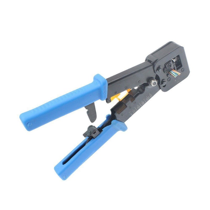 UbiGearÂ® All-in-One Crimper for Pass-Through/EZ/Legacy RJ11/RJ12/RJ45 connectors Professional Performance Cutter Stripper CAT3/CAT5e/CAT6 Network Cable UTP/STP Wire Crimping Tool - Image 4